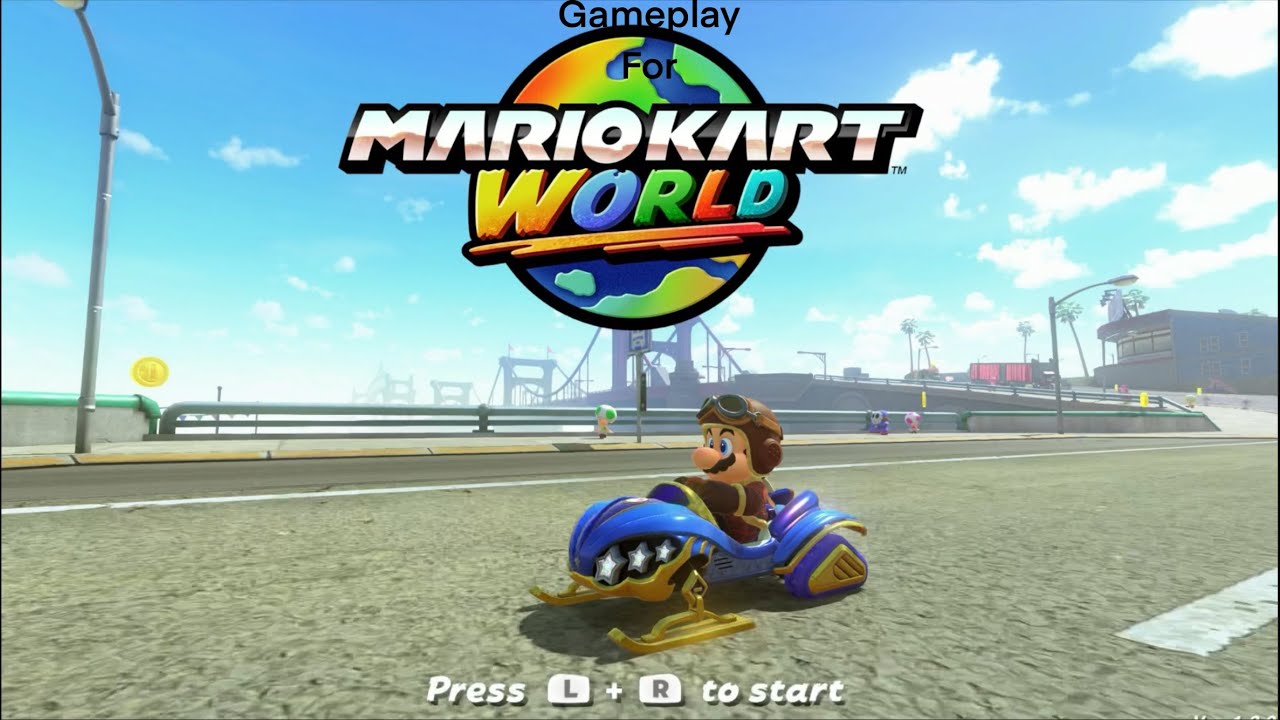 Mario kart world gameplay