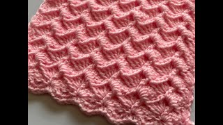 Elegant ONE ROW REPEAT | Crochet Stitch Tutorial #crochet