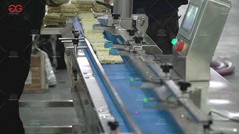 Automatic instant noodle packing machine line