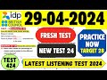 Ielts listening practice test 2024 with answers  29042024  test no  424
