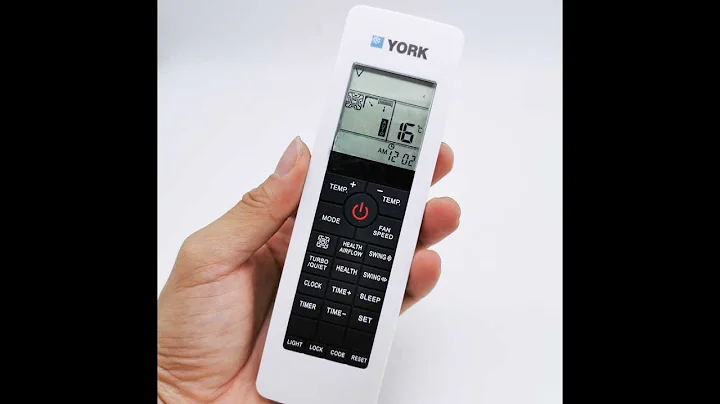 York Air Conditioner Remote Control For YWM5J10AAS-W YWM5J13AAS-W YWM5J30AAS-W YWM5J25AAS-W