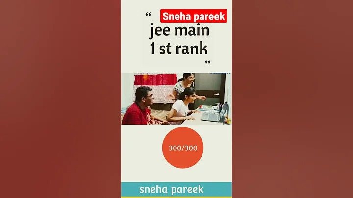 1 st rank jee main 2022# sneha pareek # jee