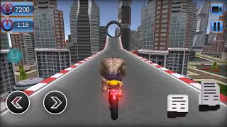 ►Monster SuperHero Bike Stunts for Love - Android iOS HD Gameplay screenshot 1