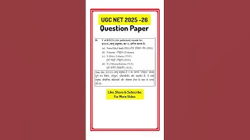 Ugc Net 2025-26 Previous Year Question Paper 1 with Answer key #ugcnet #ugcnetpaper1 #ugcnetpyq