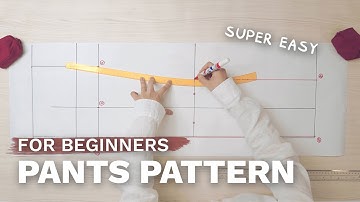 How to Draft a Basic Pants Pattern Step by Step | CHLOE SEWING