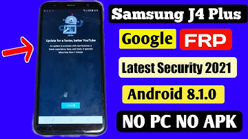 Samsung J4 Plus 2021 Bypass Google Account/Frp Unlock Android 8.1.0 No PC NO APK New Method