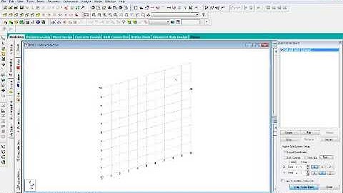 STAAD PRO v8i LECTURE 3  Making a node , Adding beam