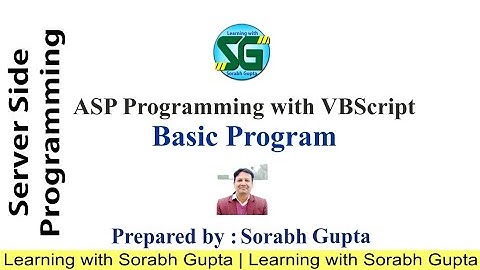 Another Basic Program in ASP using VBScript | Addition of two numbers