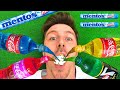 Experiment !! Stretch Armstrong VS Cola, Monster, Fanta, Sprite, Pepsi and Mentos in Toilet