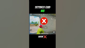 Settings Guide #8 | BGMI update 2.7 #shorts #bgmi #bgmitipsandtricks
