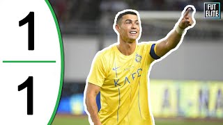 CRISTIANO RONALDO Has The Most Goal Contributions - Al Nassr vs Al Hilal 1-1 Highlights \u0026 Goals 2024