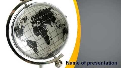 Geography PowerPoint Template by PoweredTemplate.com