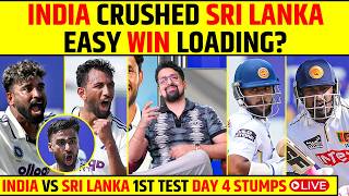 🔴INDIA VS SRI LANKA 1ST TEST DAY 4 LIVE: INDIA COLLAPSE LOADING SRI LANKA SHOCKING COMEBACK