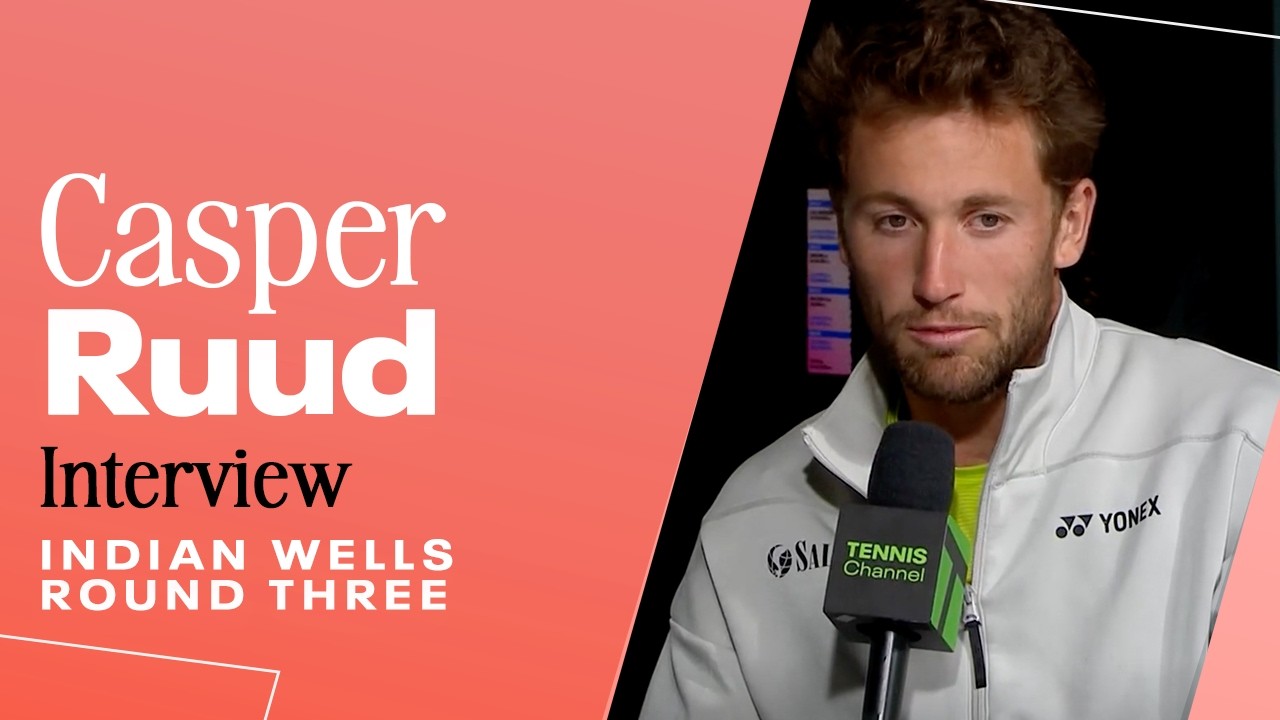 Casper Ruud shares special connection with newborn daughter 🥹 | 2026 Indian Wells