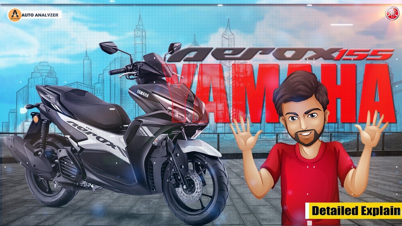 Yamaha Aerox 155 Review 2023 🔥| Mileage, Speed, Features, Price 🤔| Scooter Cum Bike 😍| Auto Analyzer