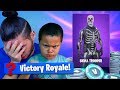 If 9 year old brother lose this solo game i take away his skull trooper fortnite battle royale