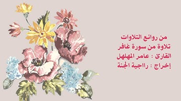 روائع التلاوات من سورة غافر للقارئ عامر المهلهل