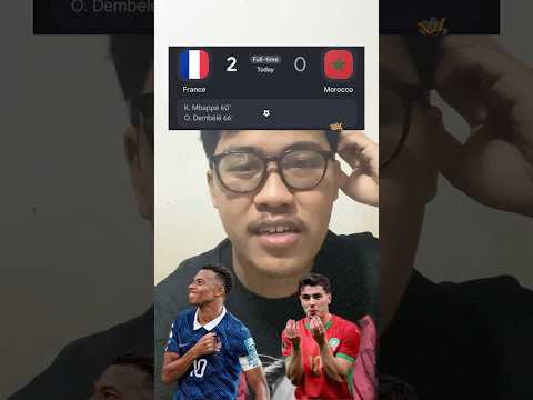 Perancis ga semengerikan itu, marokonya terlalu cupu #perancis🇫🇷 #maroko🇲🇦 #worldcup #mbappe