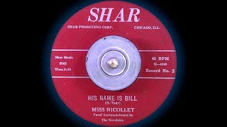 Miss Nicollet with The Novelairs - His Name is Bill (1960) HD