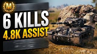 6 KILL-uri și 4.802 ASSIST DAMAGE cu T37! 🔥 ACE TANKER pe Steppes | World of Tanks