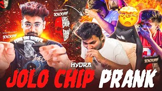 JOLO CHIP PRANK with@DynamoGaming@ayushislivee @NucleyaGaming😂🥵🤯