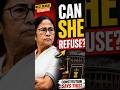 Mamata Banerjee refused to resign… but is that even allowed under Indian law? #bengalgovt#studysmart