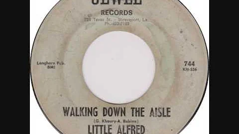 WALKING DOWN THE AISLE-LITTLE  ALFRED with  COOKIE...