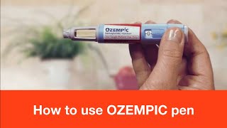 How to use your OZEMPIC pen