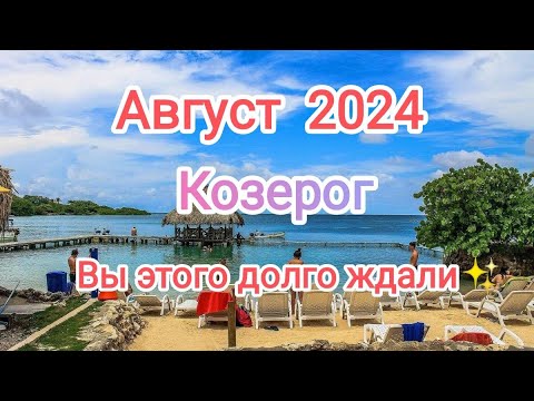 КОЗЕРОГ✨♑ АВГУСТ🌞2024 года..