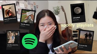 explaining my favorite spotify playlists! 💌