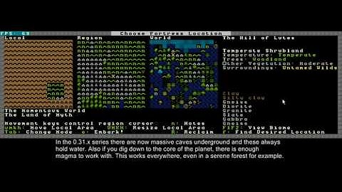 Dwarf Fortress Video Tutorial 2010 part 01 - DF2010