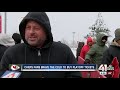Chiefs fans camp outside Arrowhead Stadium to buy tickets