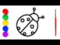 How to Draw Ladybug |  Drawing Miraculous | Step by Step | Как нарисовать божью коровку