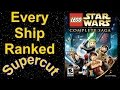 LEGO Star Wars The Complete Saga Every Ship Ranked SUPERCUT