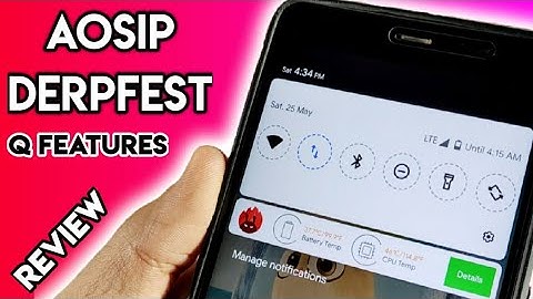 AOSiP Derpfest with Android Q features for Redmi Note 3 🔥🔥 • Unofficial