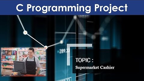 C programming full project Supermarket casier