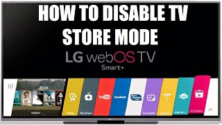 How to disable Store Demo Mode in LG WebOs TV screenshot 4