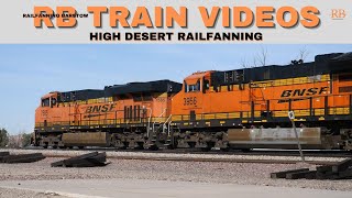 RB Morning Train Video BNSF 7585 WB INTERMODAL STACK TRAIN MP 737 NEEDLES SUB