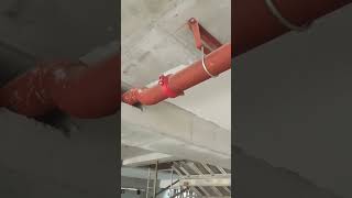 CROSSMAIN + BRANCH LINE INSTALLATION | FIRE PROTECTION #fireprotection #fyp