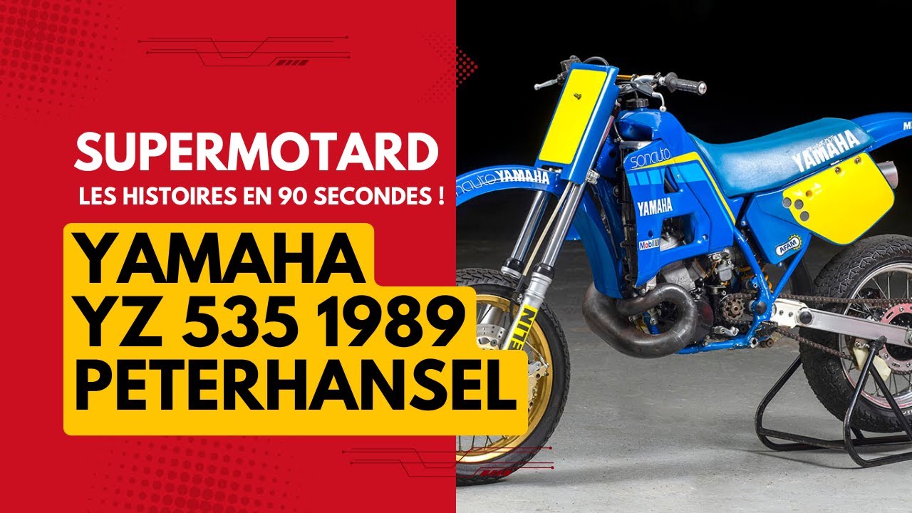 Yamaha 535 YZ 🔥 Supermoto 1989 - YouTube