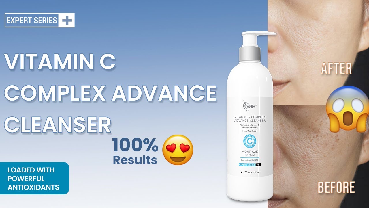 VRH Vitamin C Complex Advance Cleanser Collagen Peptide+Hyaluronic Acid+Niacinamide Expert