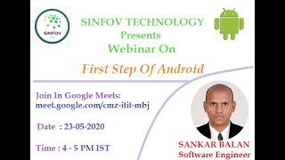 The First Step Of Android | Webinar | Android