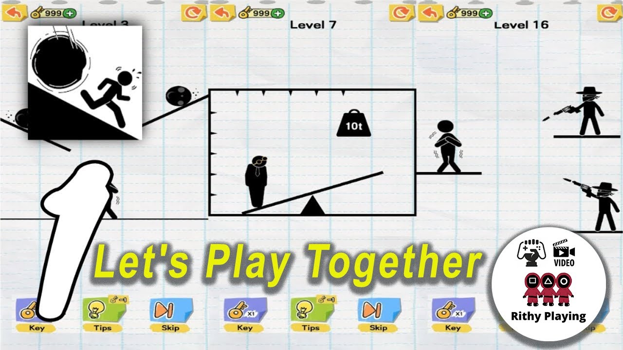 Draw to Save Stickman Story Game ep4(I Play Level 65 Complete)