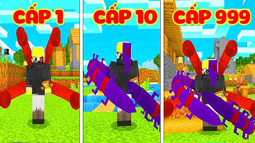 ONE NÂNG CẤP THÀNH CÔNG SỨC MẠNH QUÁI VẬT KHÁT MÁU 6 ĐUÔI TROLL NOOB YETI TRONG MINECRAFT