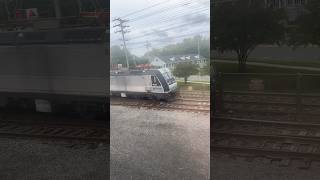 NJ Transit Train 4650 through Little Silver (Unrestricted Horn Warning)