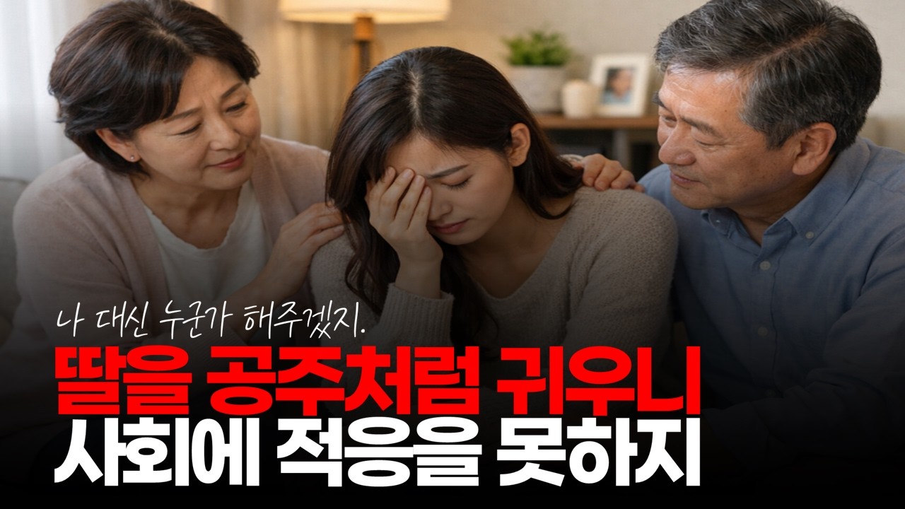 (※시청자댓글) 딸을 공주처럼 귀하게 키울수록 사회에 적응을 못해서 백수가 될 가능성이 높은데... 나 대신 누군가 해주겠지. #딸가진부모 #귀한딸 #586딜러