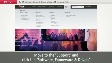 [Home Entertainment] Software - TV OS Firmware Update via USB