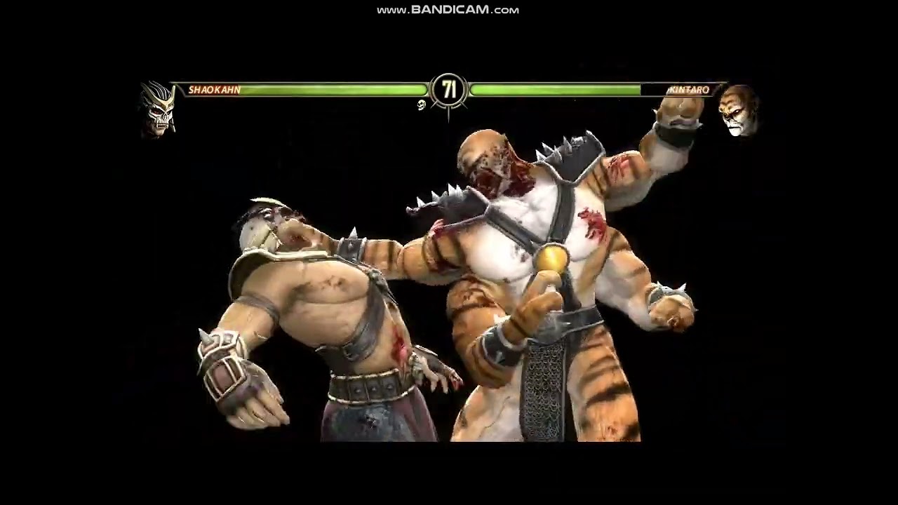 Shokan vs kintaro mk9 gameplay 