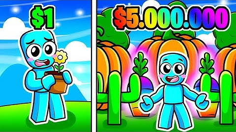 Gasté 999.999$ para Hacer Crecer Mi JARDÍN en Roblox!
