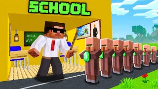 Minecraft but I Open a Epic School !!